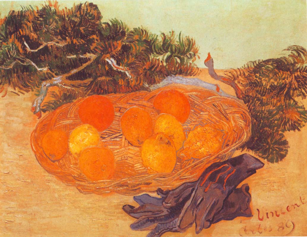 Fruit Basket and Gloves